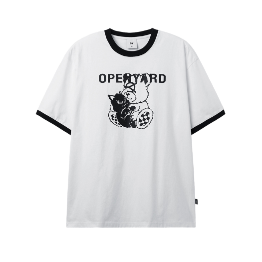 ★OY★BOUCLE HEART TEE - WHITE★正規品/韓国直送料込/人気 OY tシャツ 「OY/オーワイ」 BOUCLE HEART TEE/ブークレハート