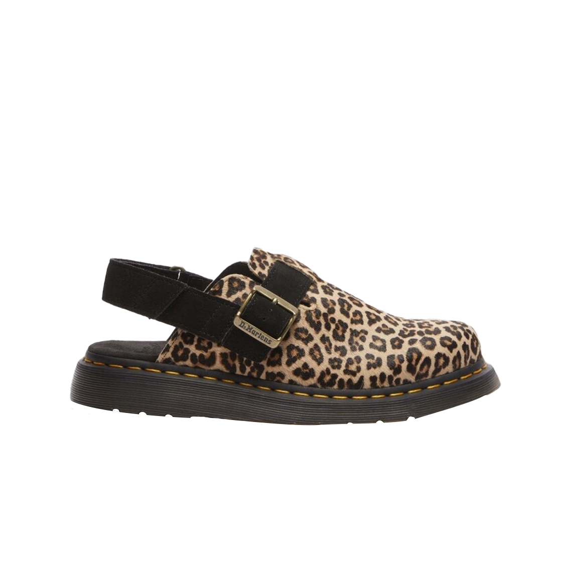 닥터마틴 조지 ll 스웨이드 뮬 라이트 탠 블랙 - 25SS(Dr. Martens Jorge II Suede Mule Light Tan Black - 25SS)