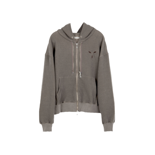 SE24FTS01BR Surface Edition Double Zip Hoodie Dark Brown