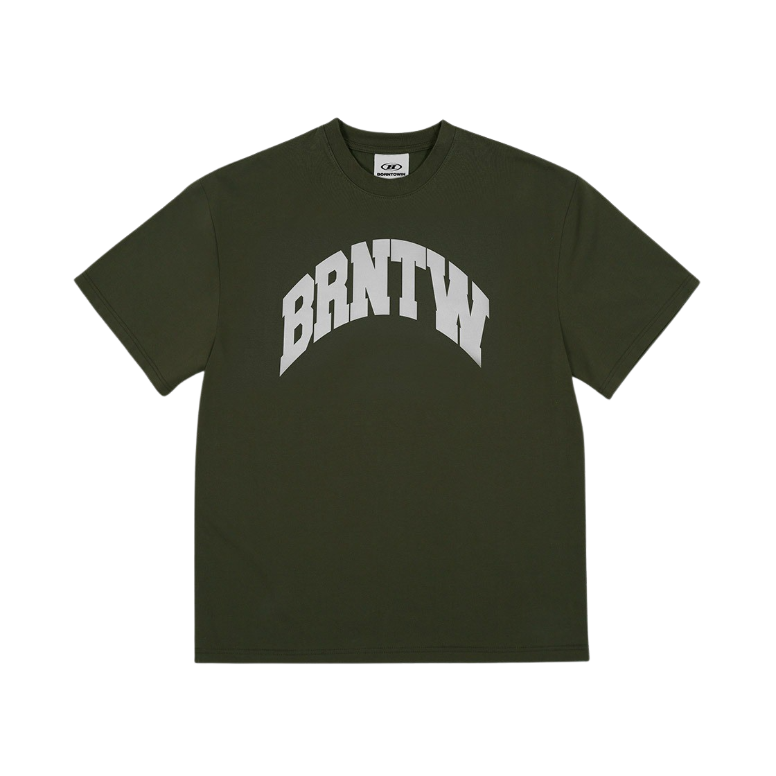 본투윈 BRNTW 리플렉트 티셔츠 카키