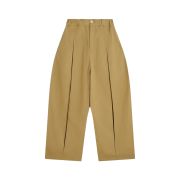 Sage Nation Box Pleat Trouser Sand - 24FW