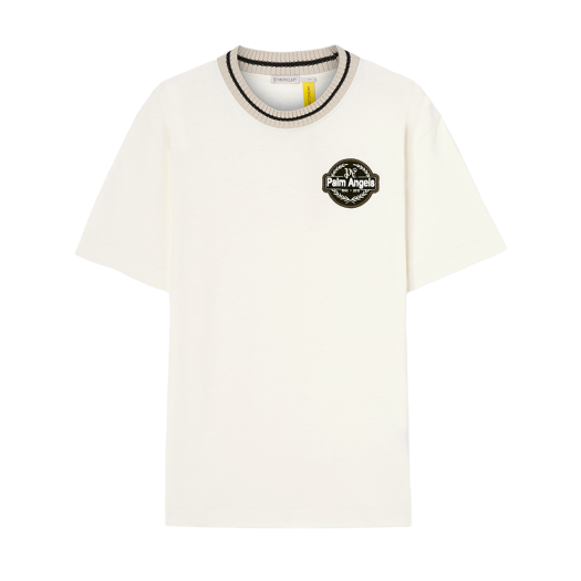 P6TMOA190 Palm Angels X Moncler Ss T-Shirt Off White