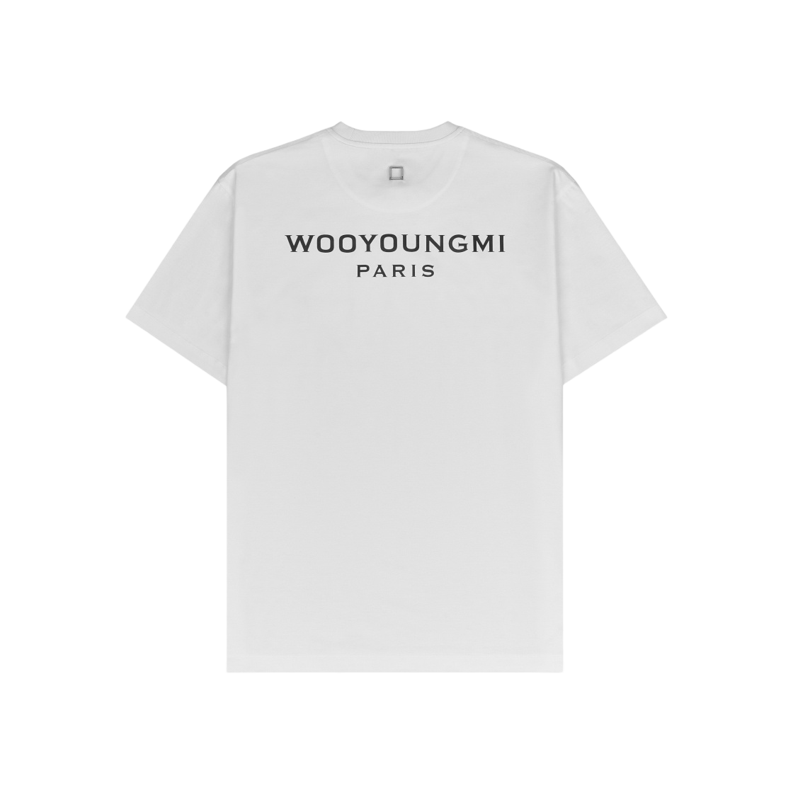 【関税込み】WOOYOUNGMI ホワイト ロゴプレート Tシャツ Tシャツ ロゴプレート ホワイト 【関税込み】WOOYOUNGMI