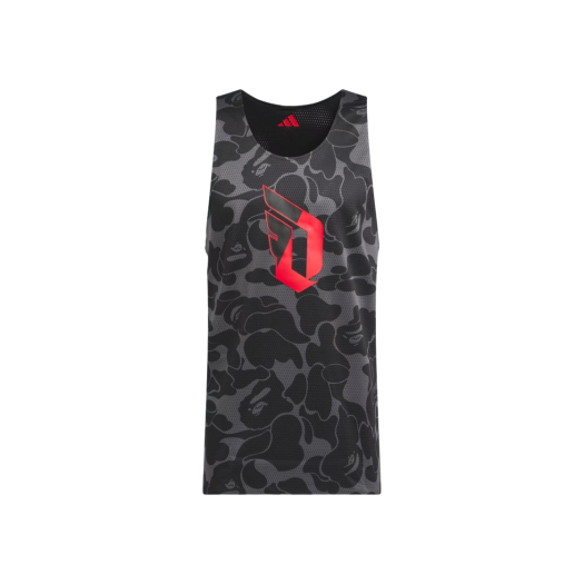 Adidas x BAPE Dame 9 Reversible Basketball Jersey Carbon - US Sizing