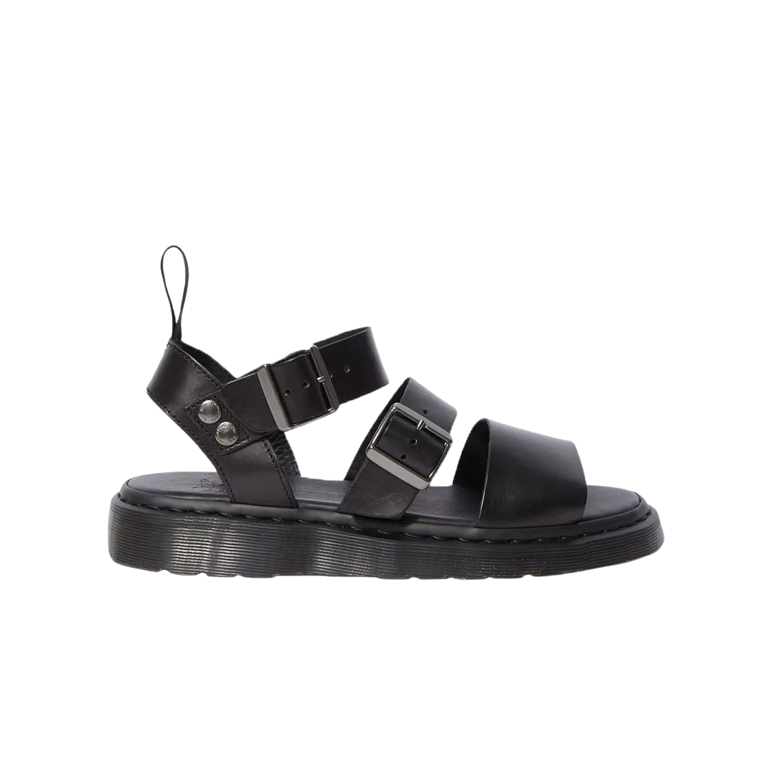 닥터마틴 그리폰 브란도 레더 글래디에이터 샌들 블랙(Dr. Martens Gryphon Brando Leather Gladiator Sandal Black)