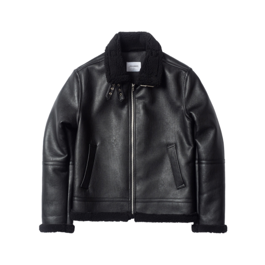 『Stussy』IGarage Jacket Leather★Black★25SS★ Stussy Leather Garage Jacket Black Men's - SS25 - US