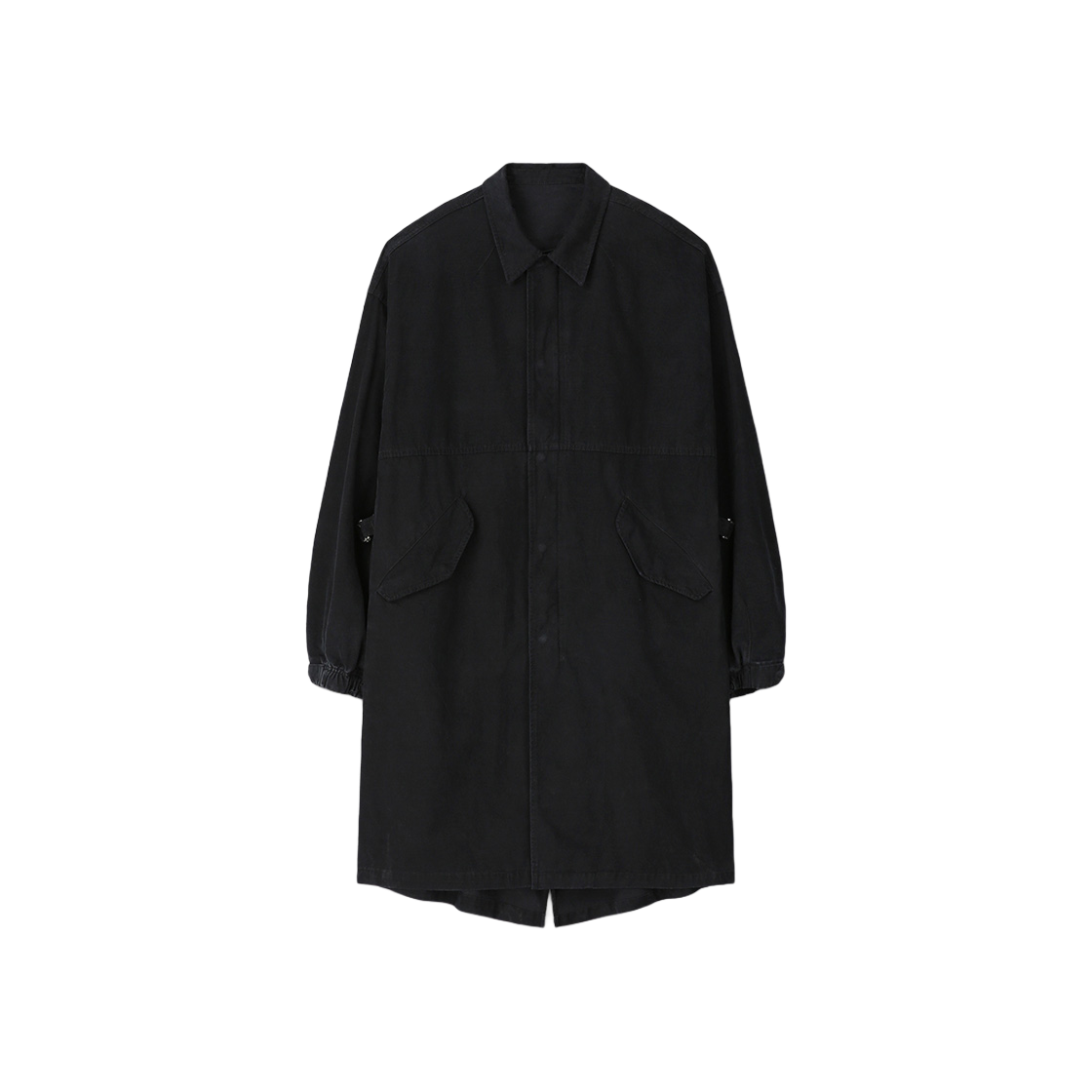 다이브인 루즈드 트러커 파카 블랙