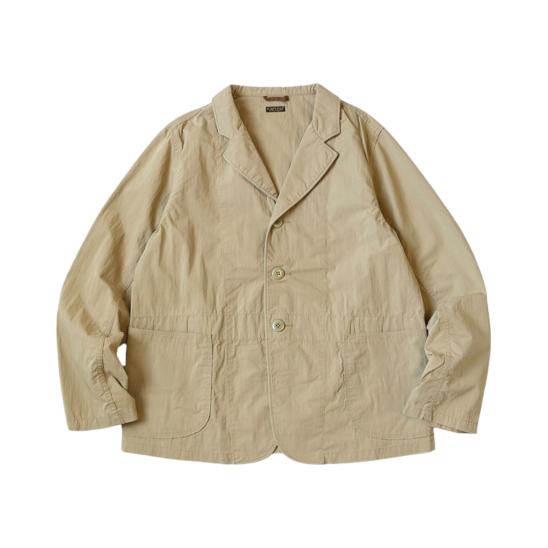 캐피탈 립스탑 호스피탈 자켓 베이지 | Kapital | KREAM Kapital Ripstop Hospital Jacket Beige