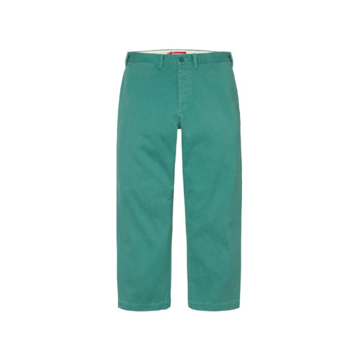 슈프림 워시드 헤링본 치노 팬츠 블랙 - 24FW | Supreme | KREAM