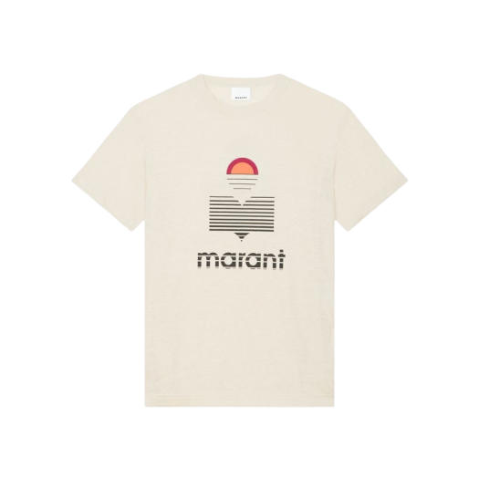Isabel Marant Karman Logo T-Shirt Ecru - 24SS