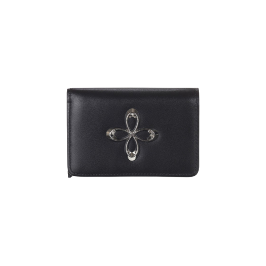 23FW017 Surgery Metal Clover Wallet Black