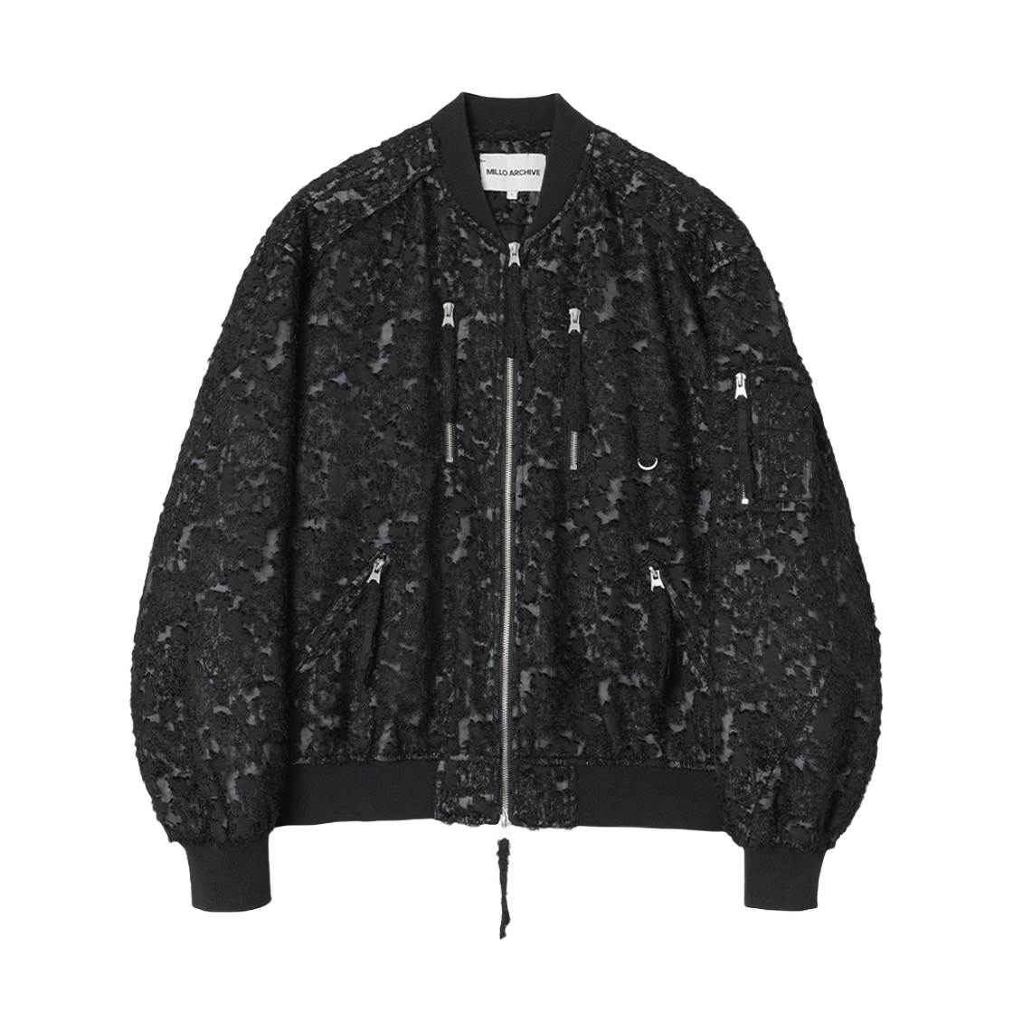 밀로 아카이브 인플레이트 봄버 자켓 콤바인드 블랙(Millo Archive Inflate Bomber Jacket Combined Black)