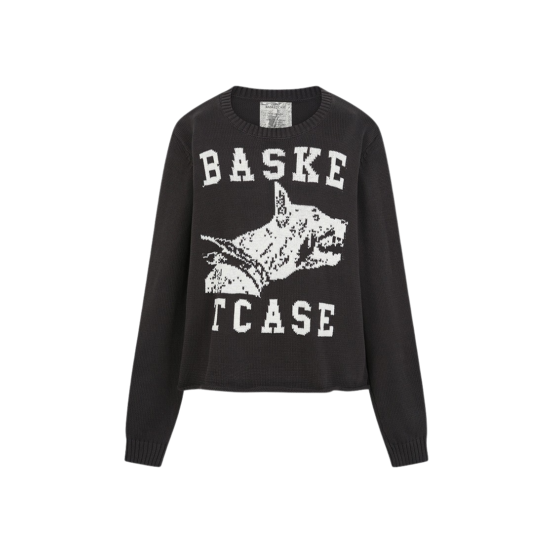 KM4AKNPBG07BK [KREAM 단독] Basketcase Raw College Knit Sweater Vintage Black