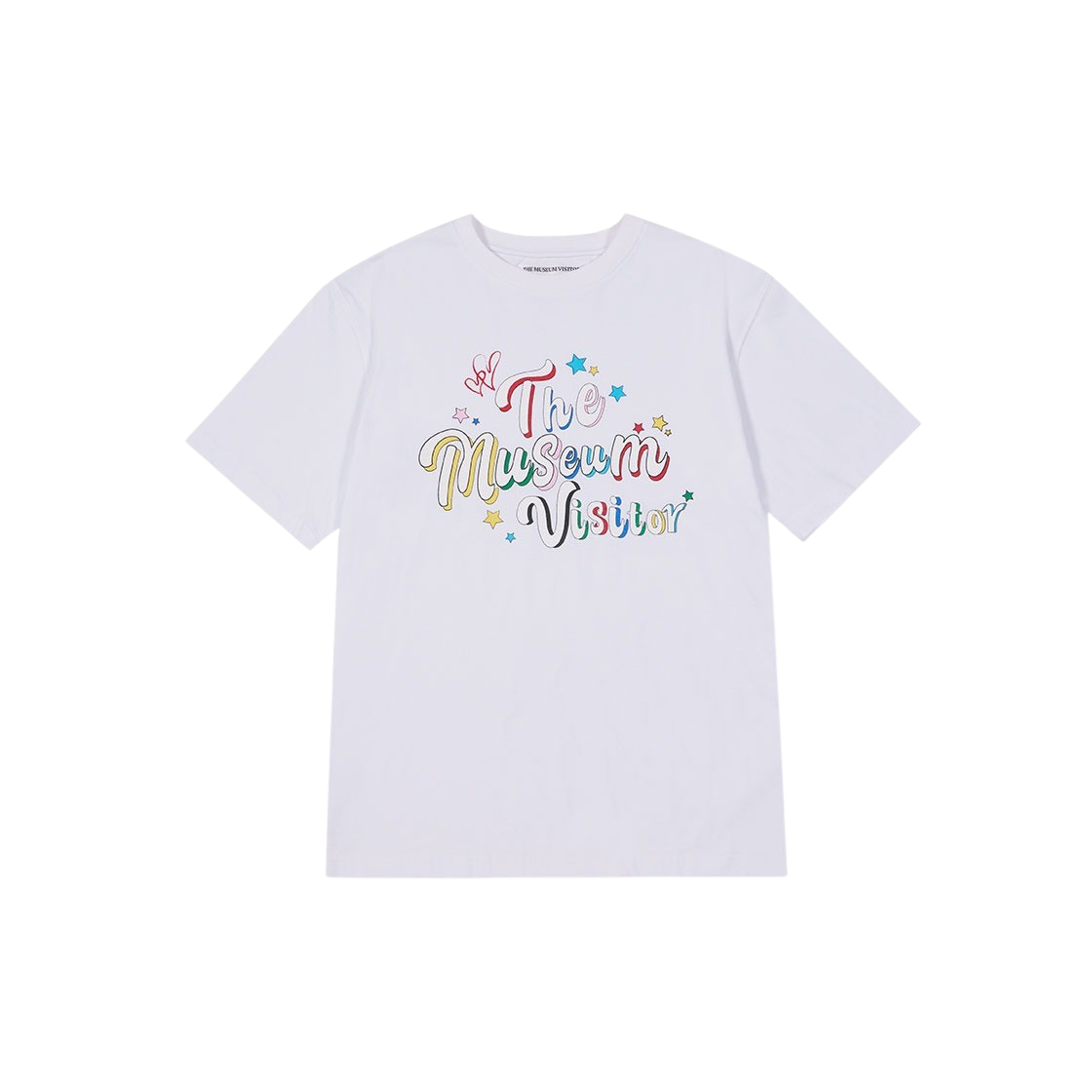 THE MUSEUM VISITOR★PARTY GLITTER LOGO T-SHIRTS 5色 더뮤지엄비지터 파티 글리터 로고 티셔츠 옐로우 | The Museum