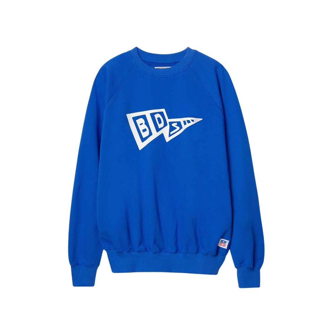 벌스데이수트 플래그 스웻 블루(Birthdaysuit Flag Sweat Blue)