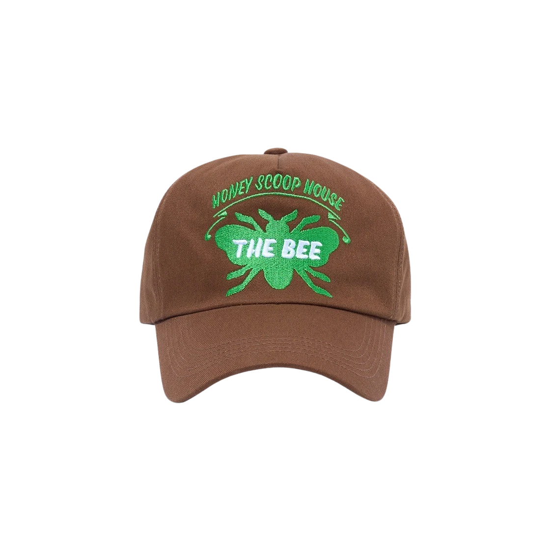 허니스쿱하우스 허니 비 5-패널 캡 브라운 | Honey Scoop House | KREAM Honey Scoop House Honey Bee 5-Panel Cap Brown