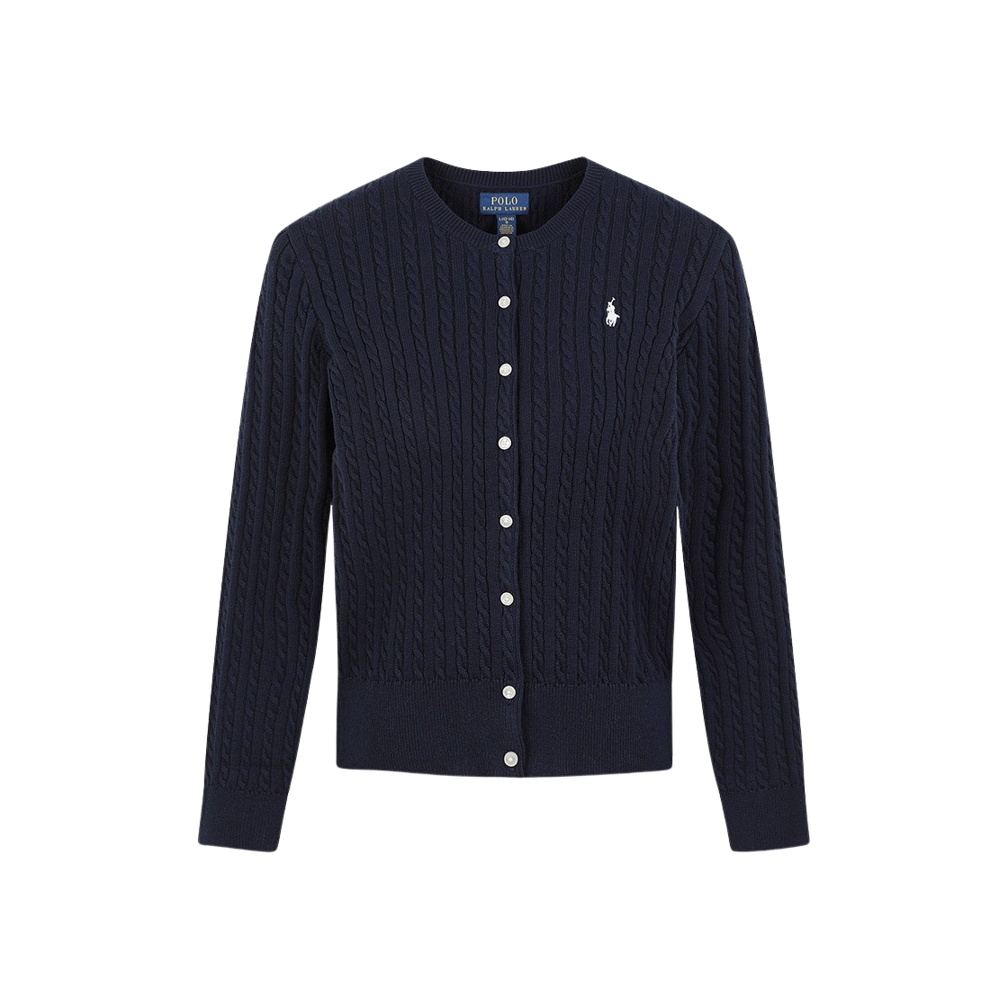KW4DKNCRLC0NY [30%적립] Polo Ralph Lauren Children Mini Cable Cotton Cardigan Navy - 대표 이미지 #1