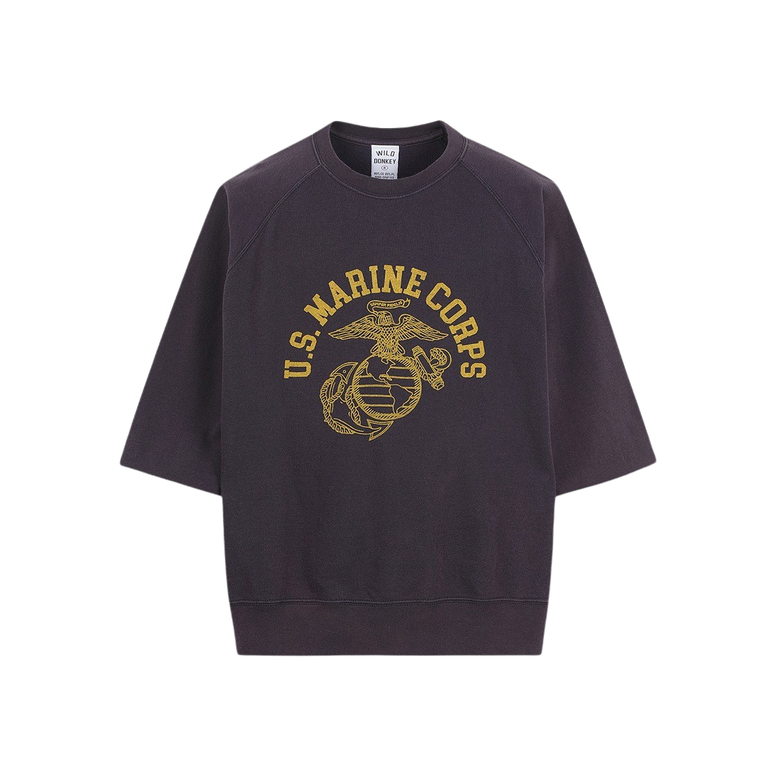 와일드 동키 마린 스웨트셔츠 라이트 워시드 딥 네이비(Wild Donkey Marine Sweatshirt Light Washed Deep Navy)