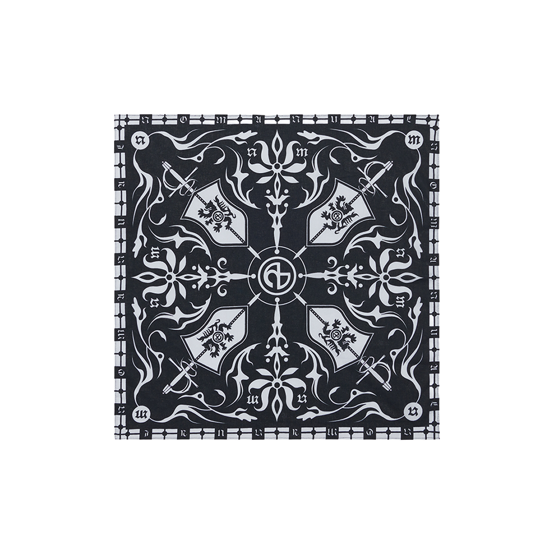 NMSS52AC10BLK NOMANUAL NM Emblem Bandana Black - 대표 이미지 #1