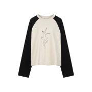 Basketcase Ballet V5 Raglan Bone Black