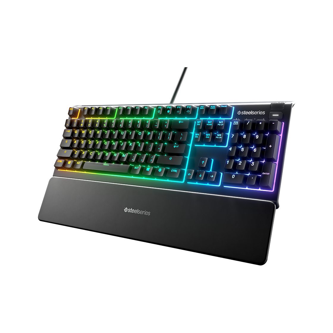 스틸시리즈 에이펙스 3 KR 멤브레인 게이밍 키보드(Steelseries Apex 3 KR Membrane Gaming Keyboard)