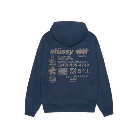 ★Stussy California Grown Hoodie Navy★ Stussy California Grown Hoodie Berry XL - POIZON