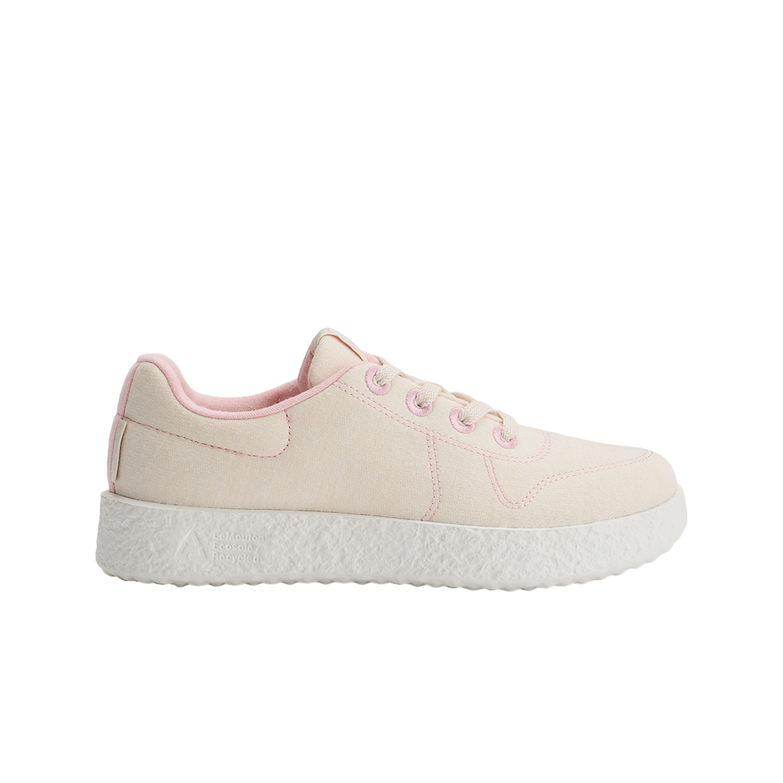 [6% 적립] 르무통 메이트 발 편한 메리노울 운동화 크림핑크([6% 적립] LeMouton Mate Cream Pink)