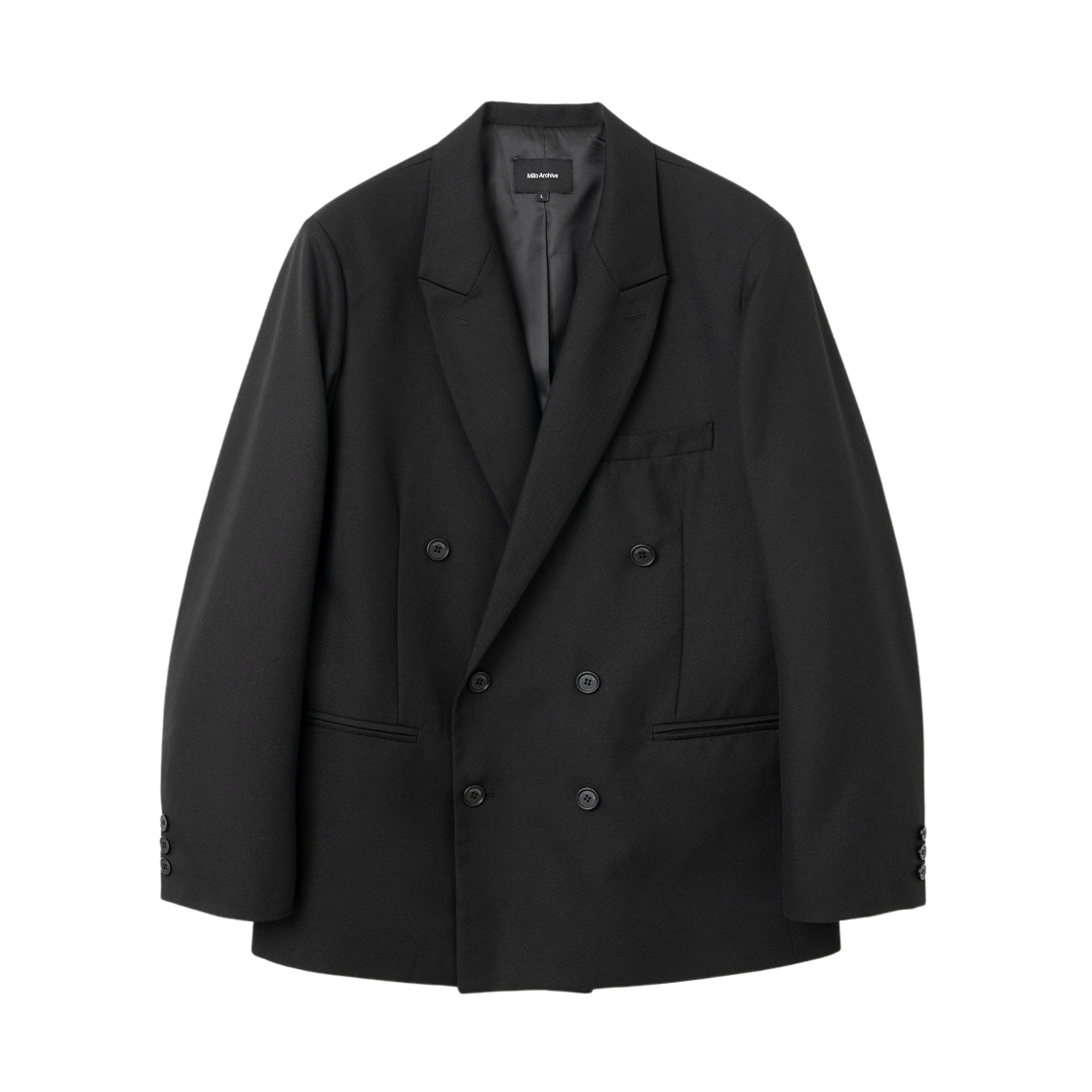 ML283BK Millo Archive Double Arc Jacket Black - 대표 이미지 #1
