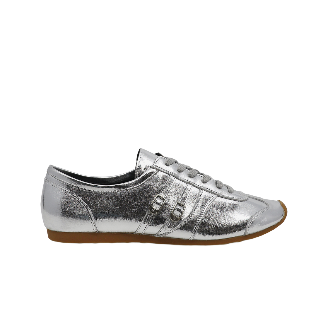 무드나잇 신디 2벨티드 스니커즈 실버