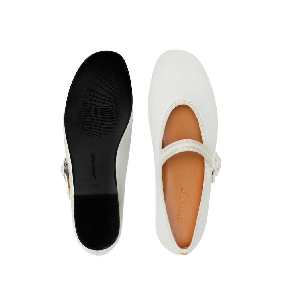 톰맥캔 빠리 02 여성 메리제인 화이트(Thom McAn Paris 02 Ballerina White) - 5