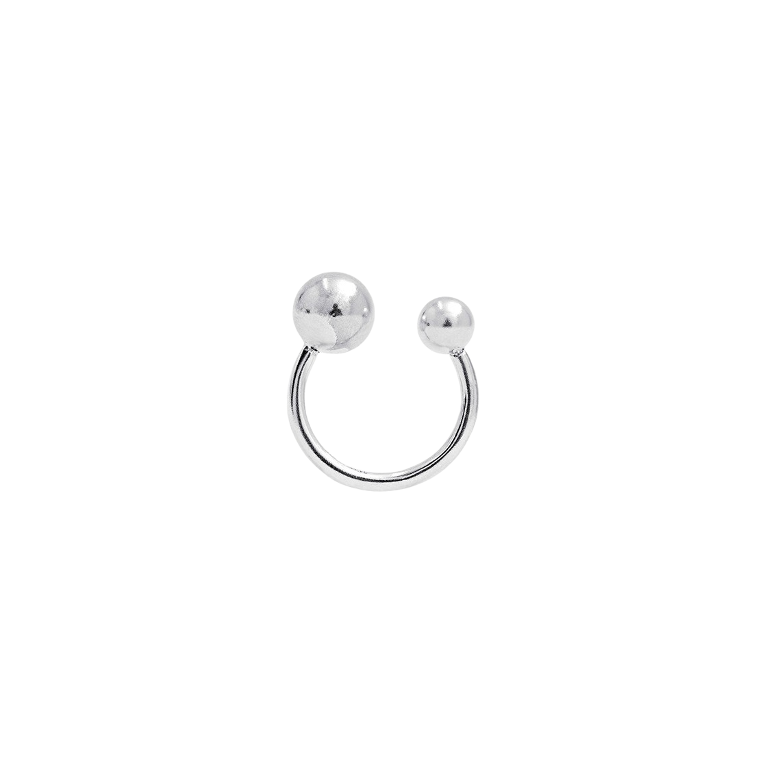 힙노타이즈 언밸런 스볼 피어싱 링 엠(Hypnotize Unbalanced Ball Piercing Ring M)
