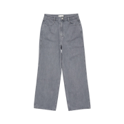 Amomento Mens Semi Wide Boots Cut Dark Grey