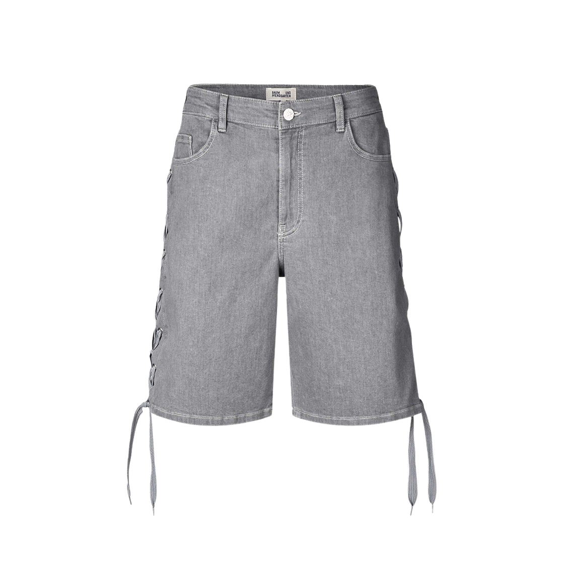 바움 운드 페르드가르텐 우먼 네오 그레이 원 아웃 데님 - 24FW(Baum Und Pferdgarten Women Neo Grey Worn Out Denim - 24FW)