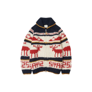 Siyazu SIOT4057 Cowichan Handmade Sweater Navy