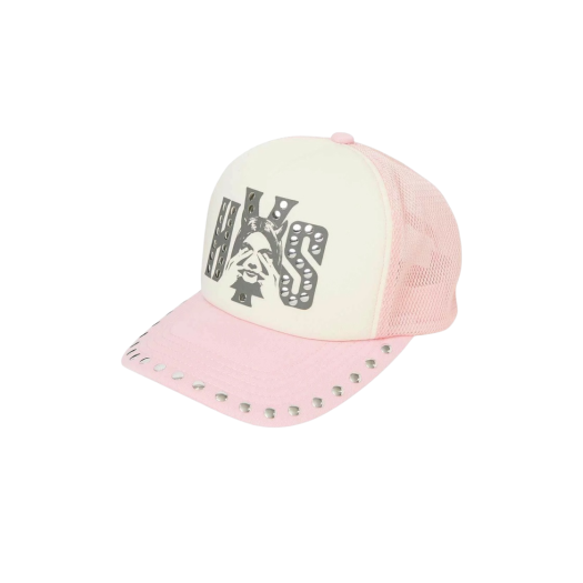 See No Evil Studded Mesh Cap Black