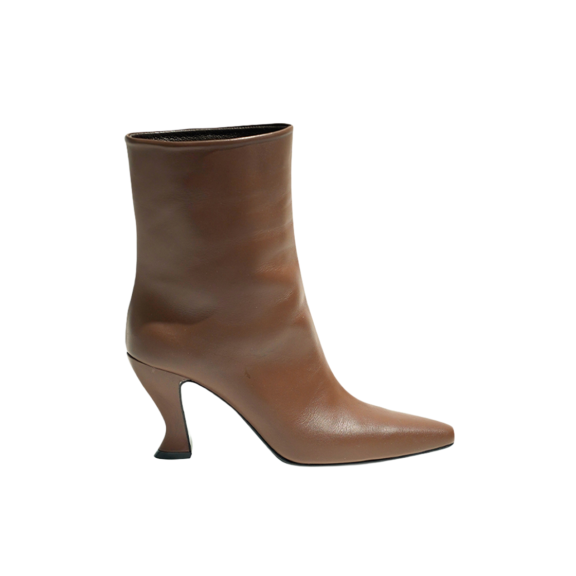 유지 꼬떼 앵클 부츠 브라운(YUJI Cotte Ankle Boots Brown)