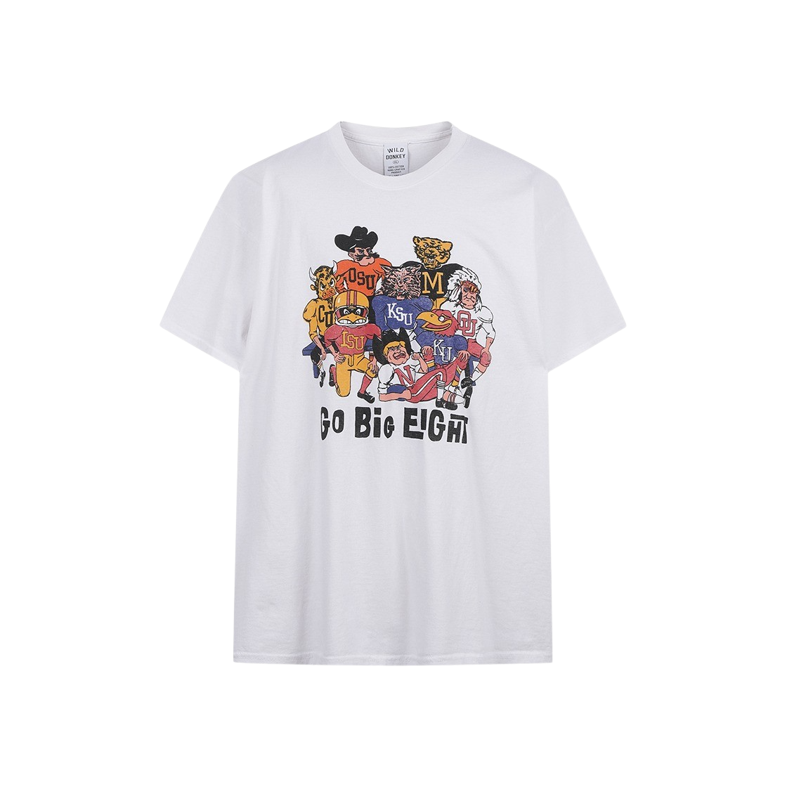 와일드 동키 빅 에이트 티셔츠 화이트(Wild Donkey Big Eight T-Shirt White)