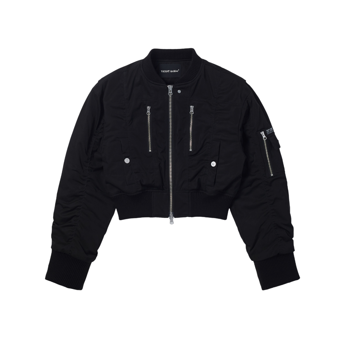 VUK244DJP001BKQQ Vacant Archive Women Melly Padded Bomber Black