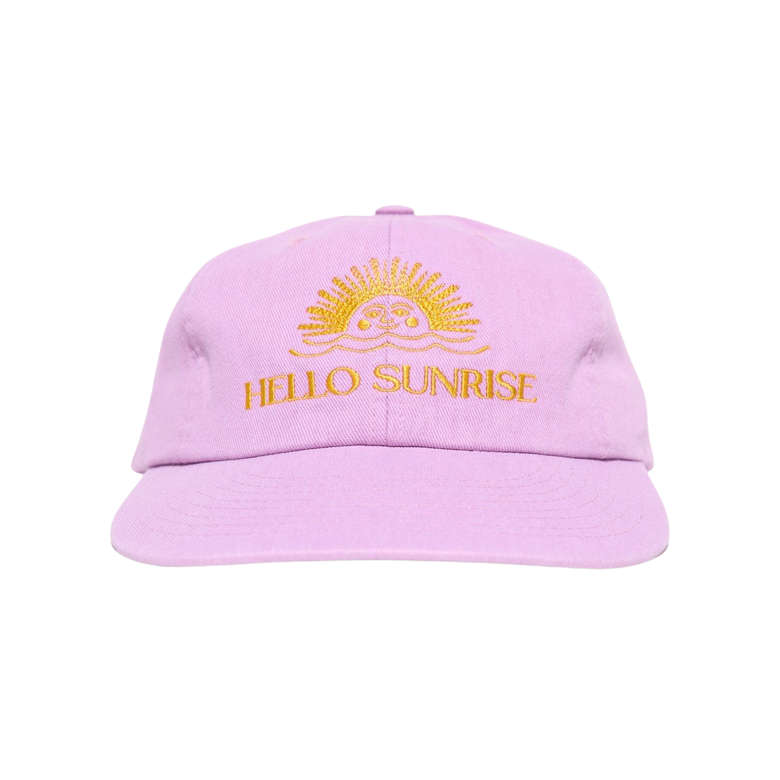 헬로선라이즈 워시드 오지 로고 6패널 캡 그레이 | Hello