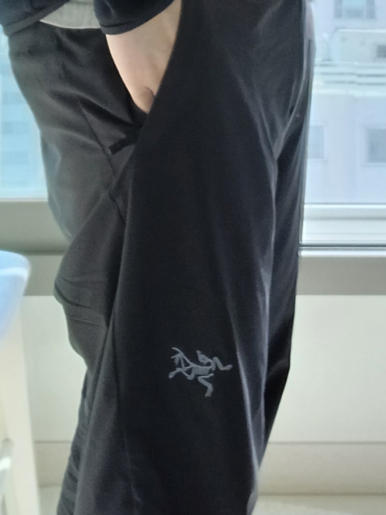 Arc'teryx Atom LT Hoody Black, Arc'teryx Kyanite Lightweight Hoody Hoody Black 착용 스타일 - 10