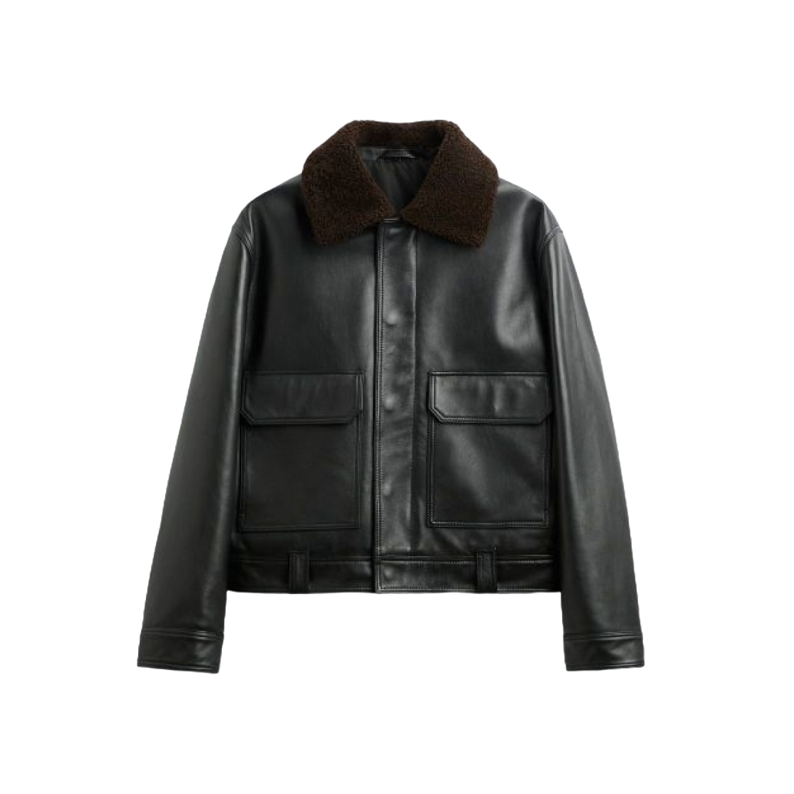 studio nicholson × ZARA レザーパーカー STUDIO NICHOLSON - Studio Nicholson × ZARA レザーパーカの