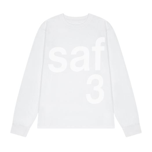 saf0008 Safarispot Basic Safari LS T-Shirt White