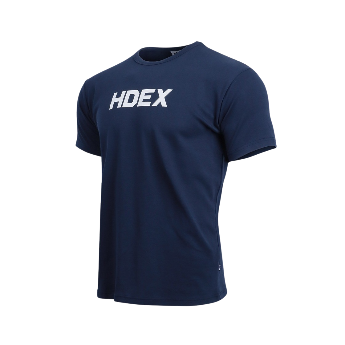 에이치덱스 메인로고 머슬핏 반팔티 네이비(HDEX Main Logo Muscle Fit Sleeve T-Shirt Navy)