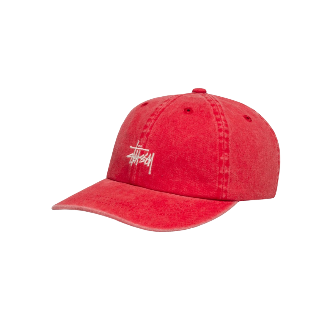 帽子 stussy peached nylon basic strapback 스투시 로우 프로 베이직 워시드 스트랩백 칠리 | Stussy | KREAM