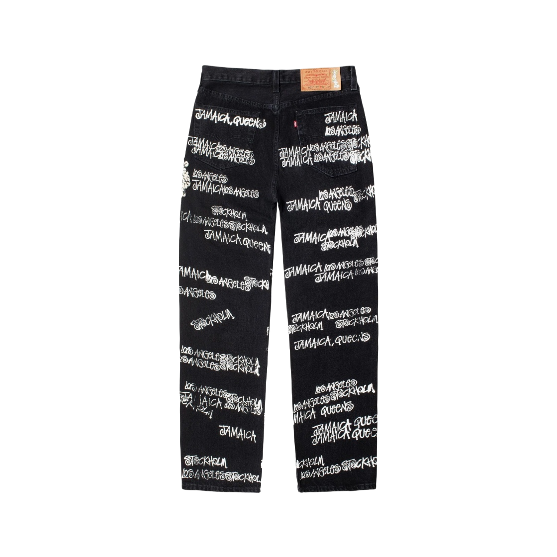 스투시 x 아워레가시 x 데님 티어스 TTL 501 진 블랙 | Stussy | KREAM