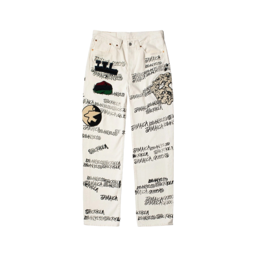 Stussy x Our Legacy x Denim Tears TTL 501 Jean White