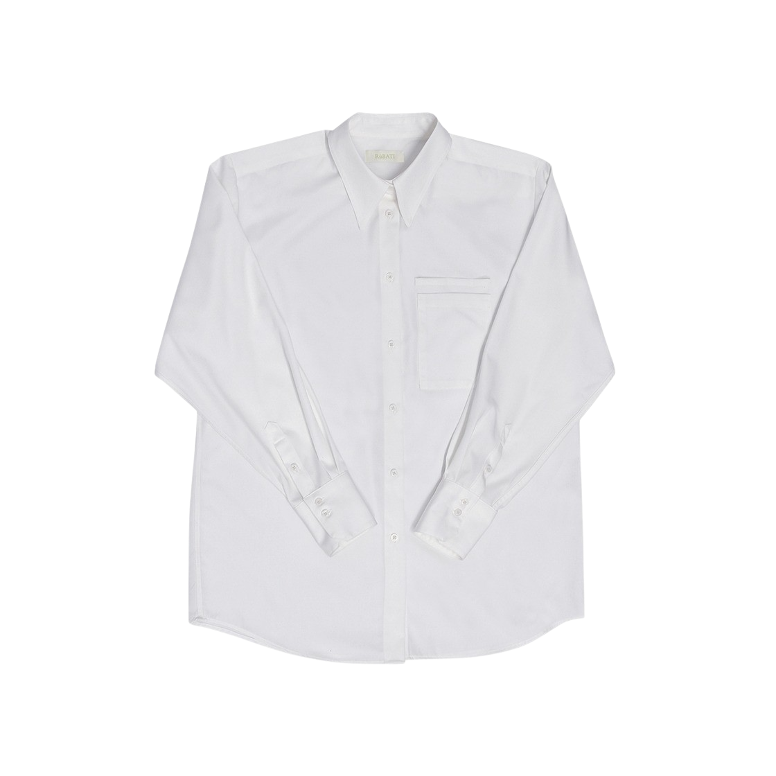루바티 시그니쳐 워크 셔츠 화이트(Rubati Signature Work Shirt White) - 1