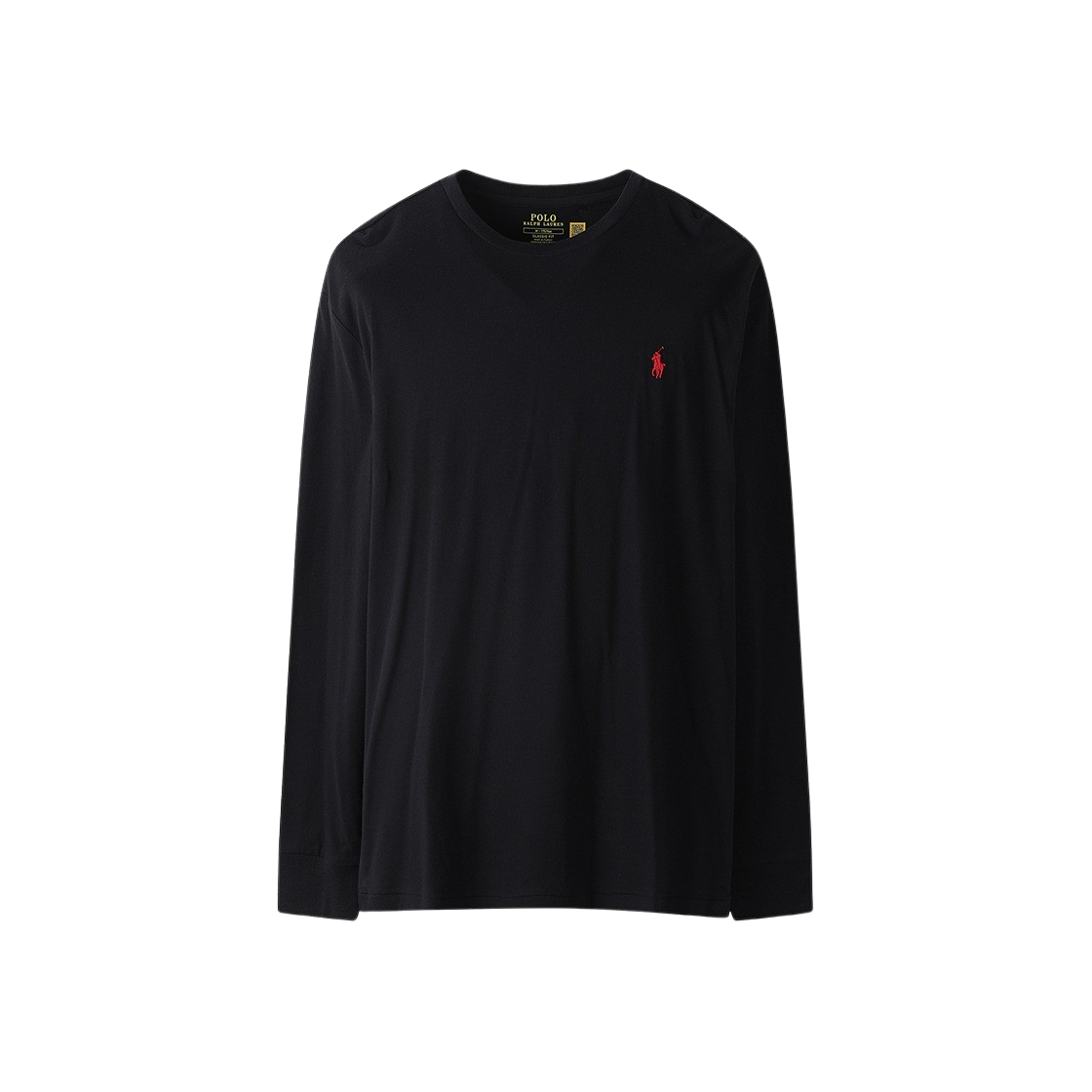 [30%적립] 폴로 랄프 로렌 클래식핏 저지 롱 슬리브 티셔츠 폴로 블랙 - 24FW([30%적립] Polo Ralph Lauren Classic Fit Jersey Long Sleeve T-Shirt Polo Black - 24FW)
