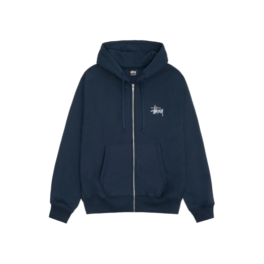 스투시 베이직 스투시 후드 네이비 2024 | Stussy | KREAM