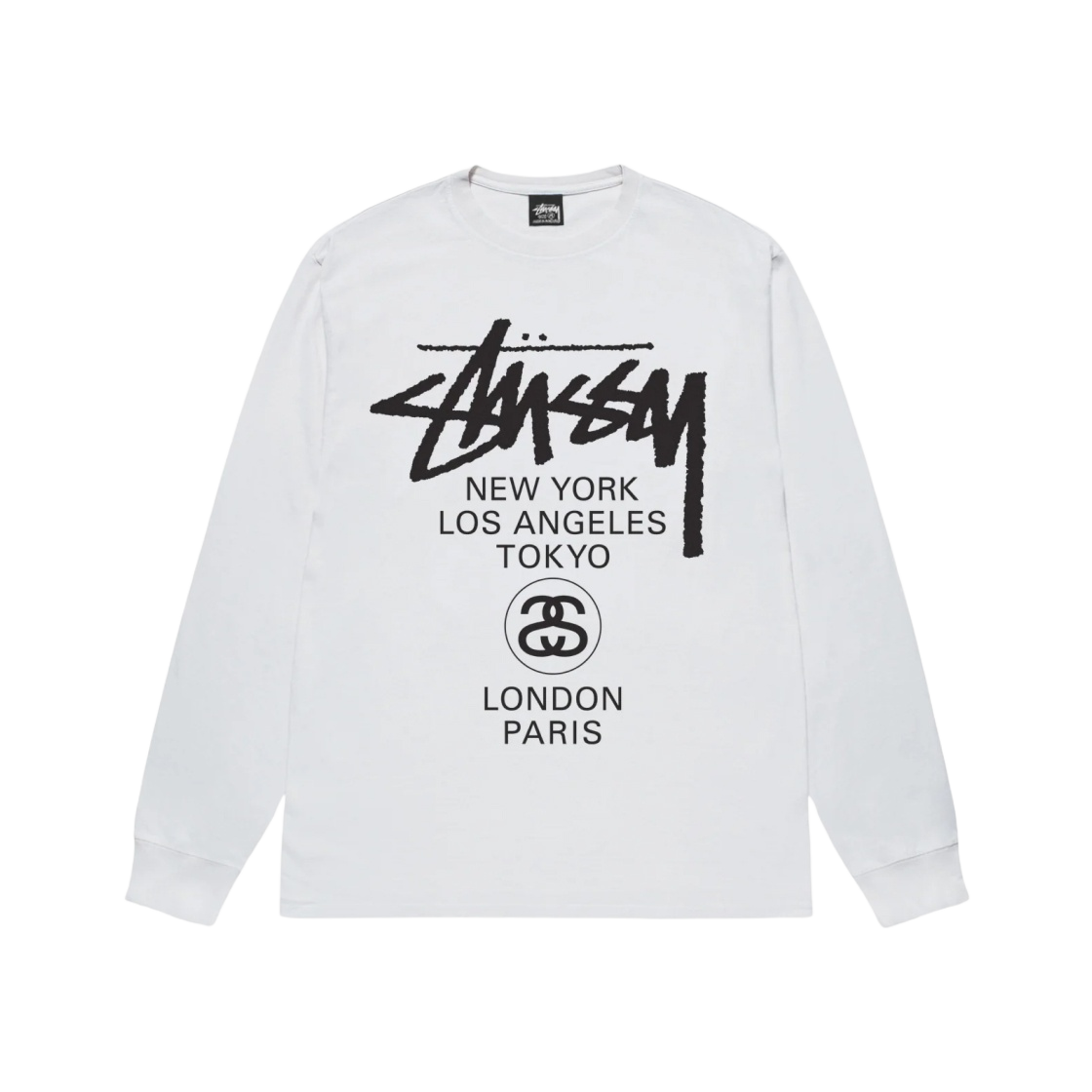 【Stussy】 正規品★ Basic Stussy LS T-Shirt White 2024 Stussy】 正規品☆ Basic Stussy LS T-Shirt White 2024 (STUSSY